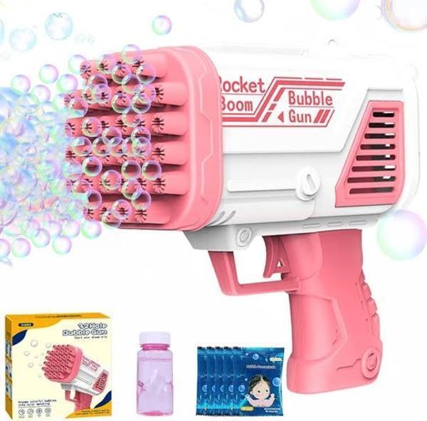 Exciting Multicolor Bubble Gun – Fun for Kids
