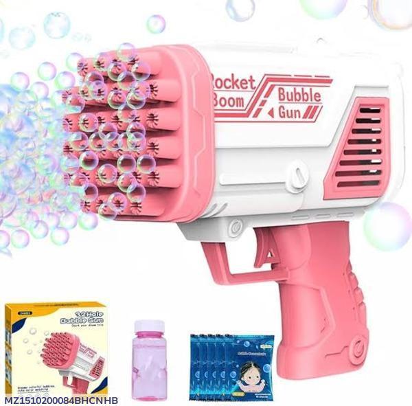 Exciting Multicolor Bubble Gun – Fun for Kids