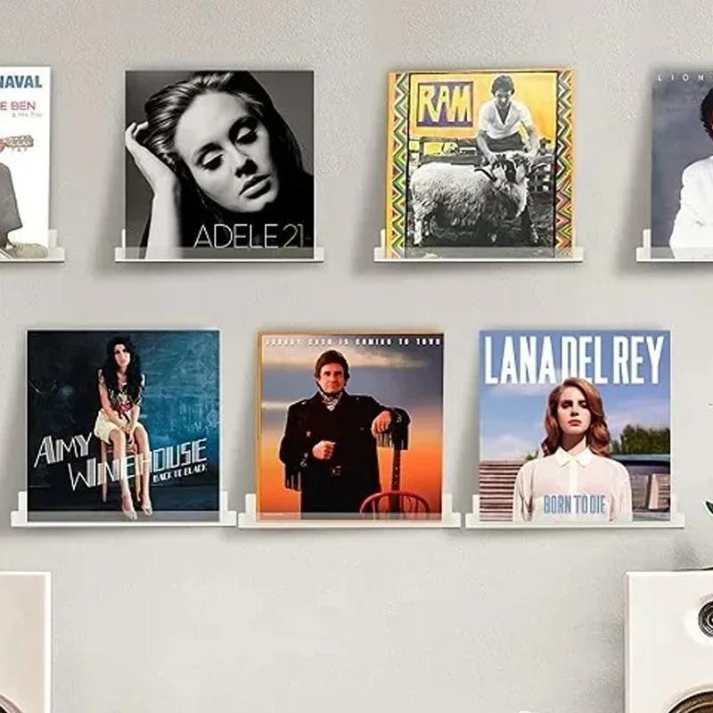 🖼️ 5-Piece Acrylic Wall Shelves Set – Stylish, Modern &amp; Functional Décor! ✨🏠